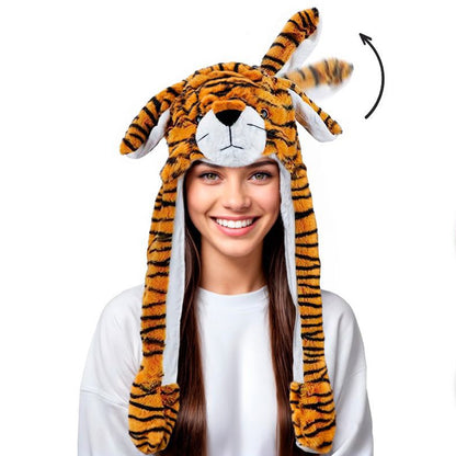 Light-up Tiger Cap with Moving Ears