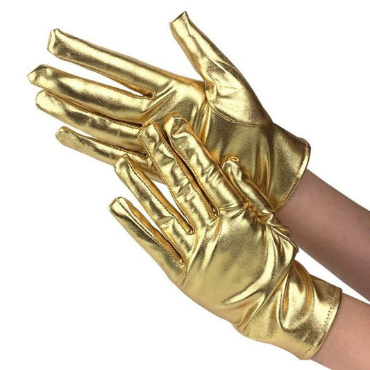 Metallic Gold Gloves