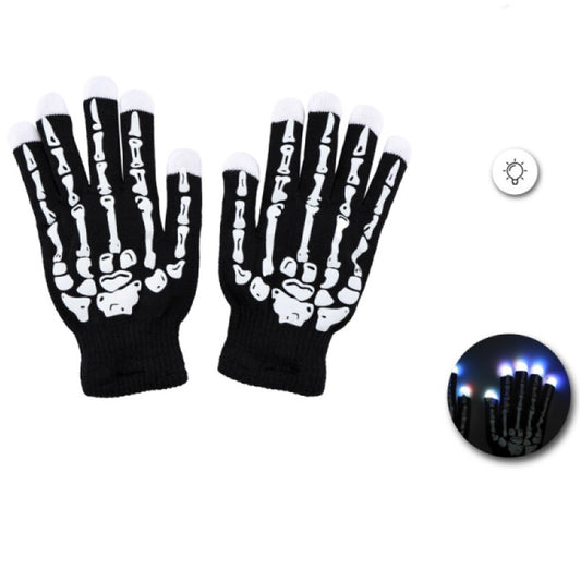 Light-up LED Skeleton Gloves