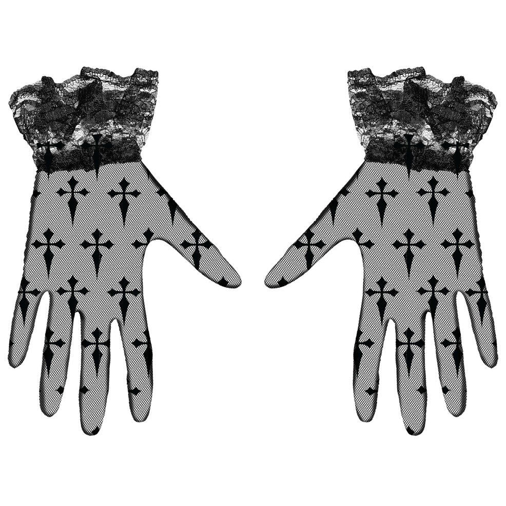 Gothic Cross Gloves