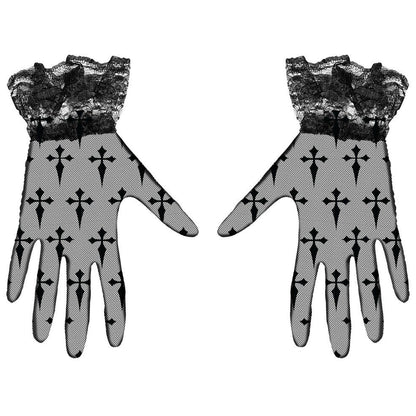Gothic Cross Gloves