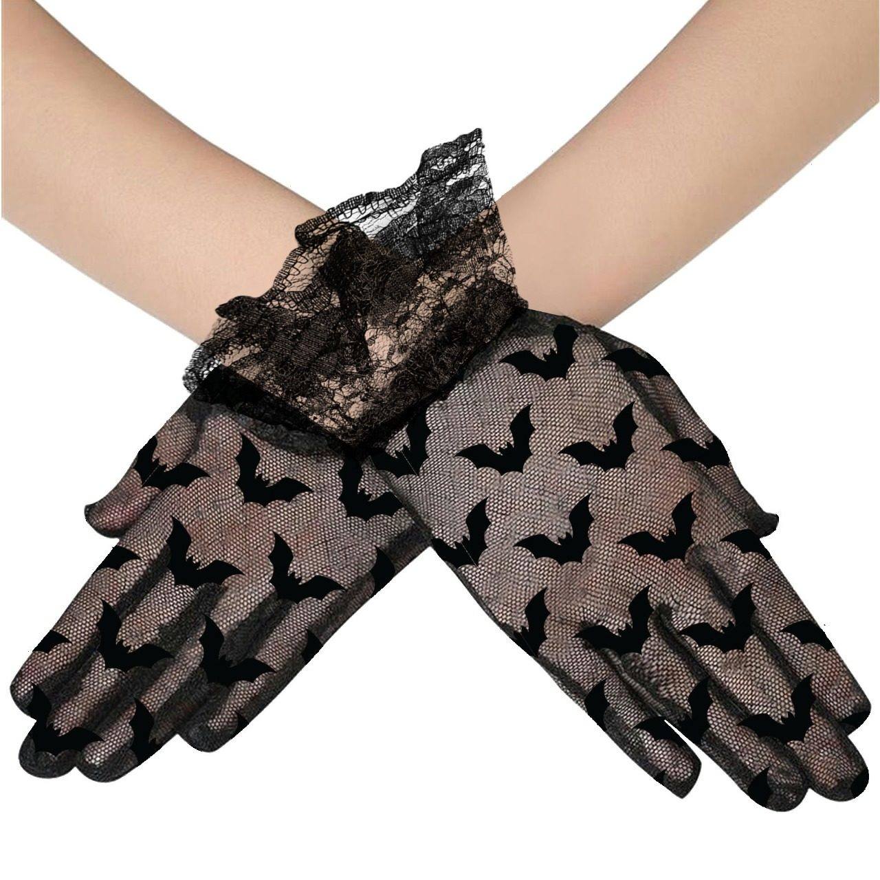 Gothic Bat Gloves 
