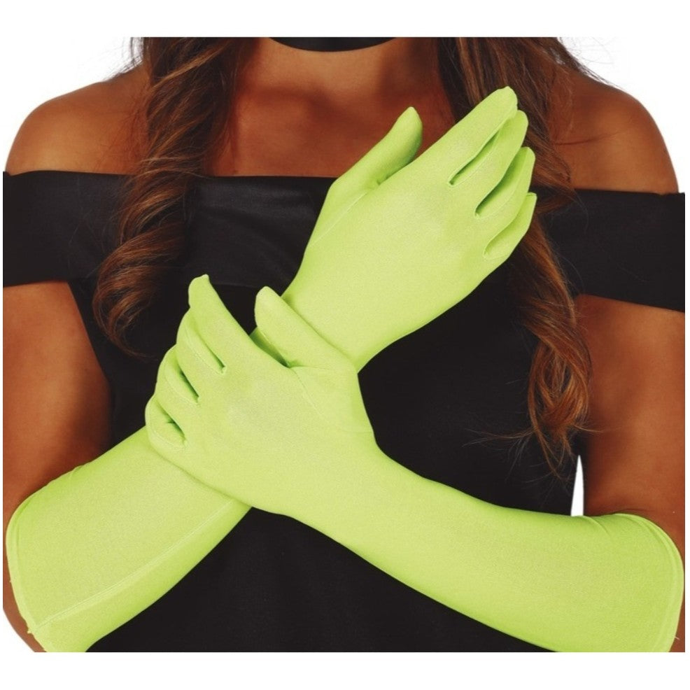Light Green Long Gloves