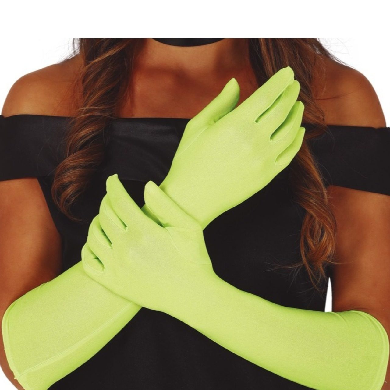 Light Green Long Gloves
