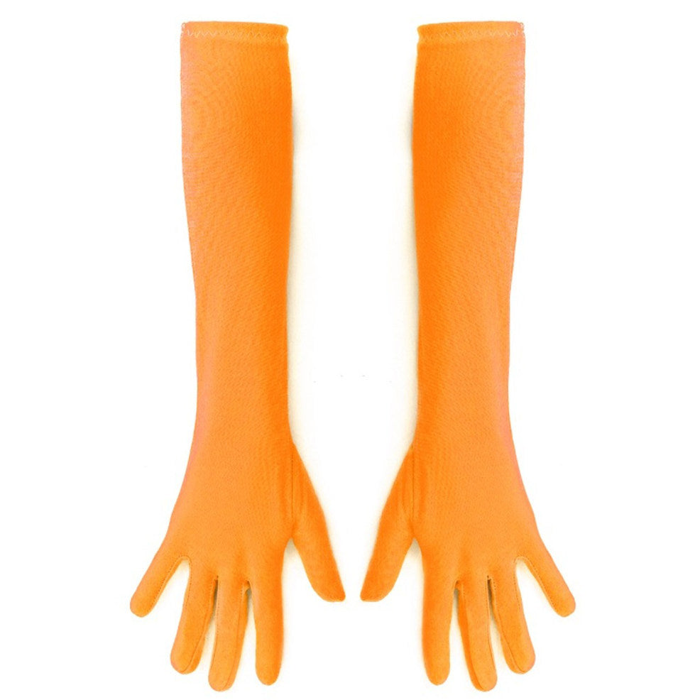 Long Orange Eco Gloves