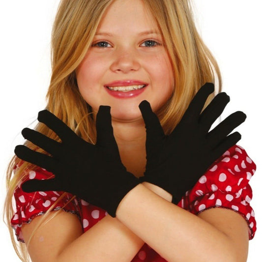 Kids Black Eco Gloves