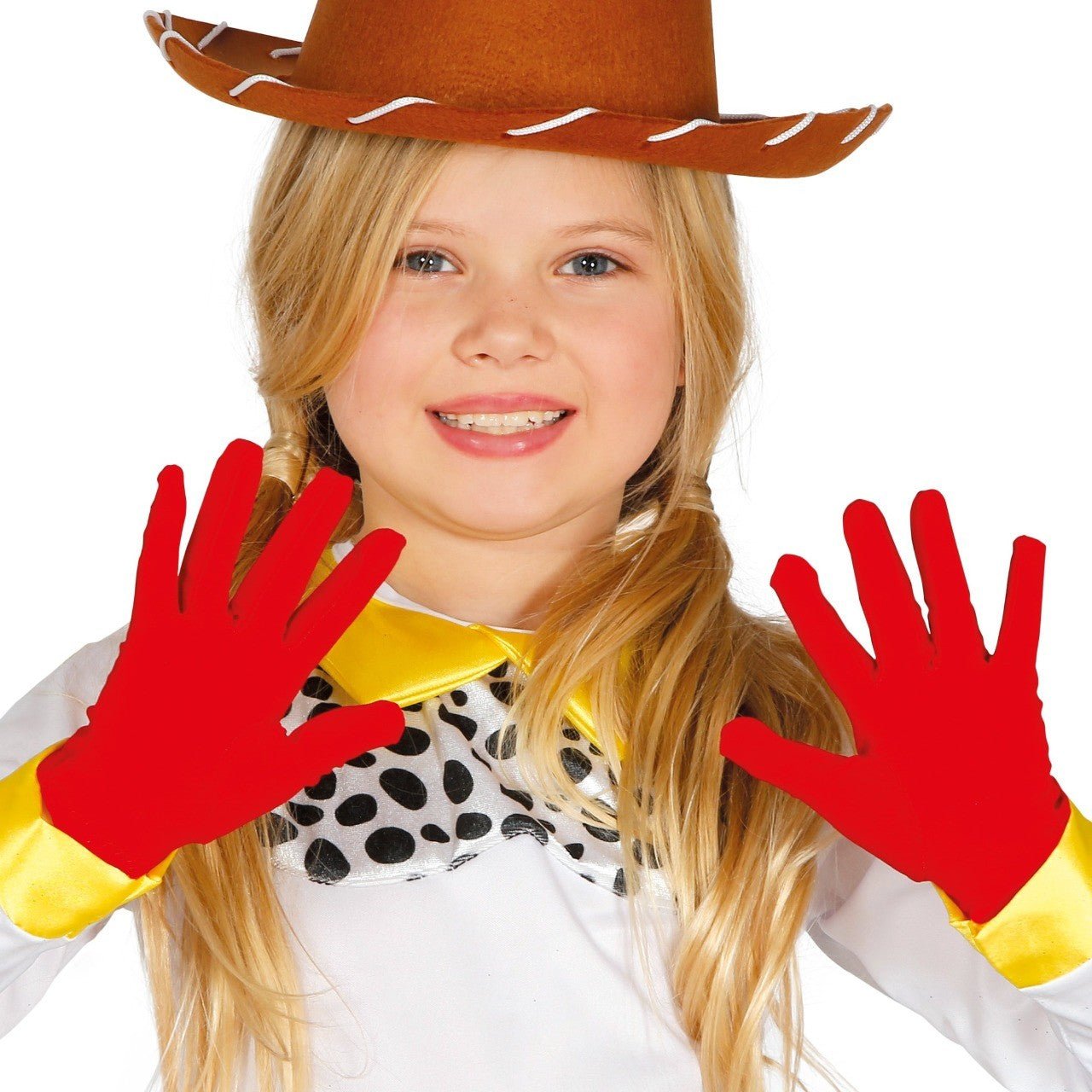 Kids Red Eco Gloves