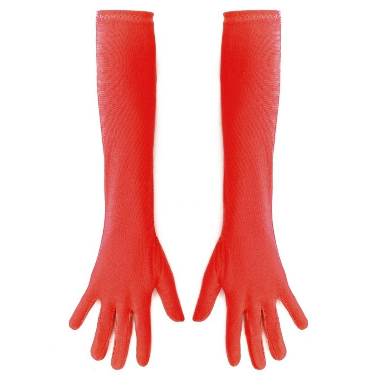 Long Red Eco Gloves