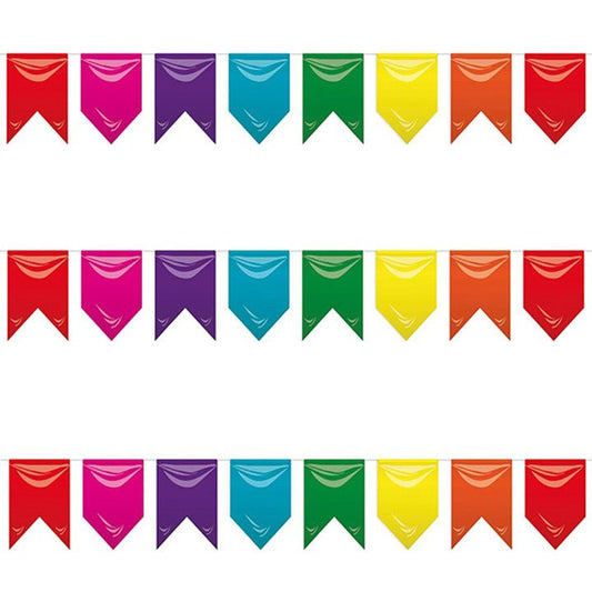 Colour Pennant Banner Garland
