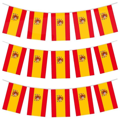10 m Spain Flag Bunting