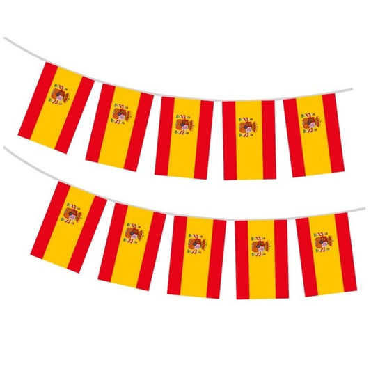 10 m Spain Flag Bunting