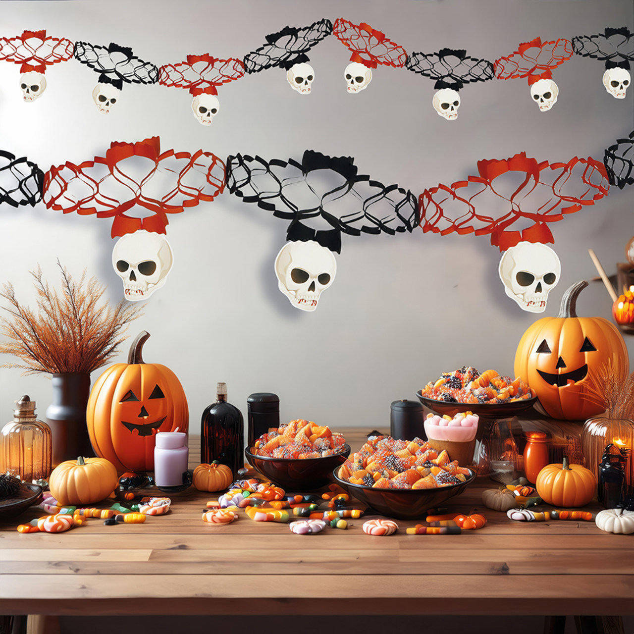 Sinister Skulls Garland
