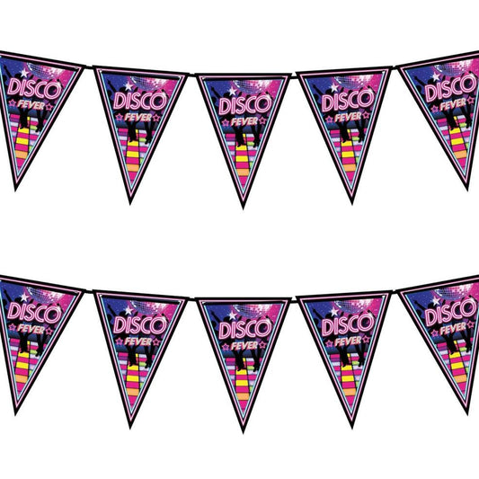 Disco Star Triangle Garland
