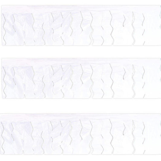 White Fringe Garland