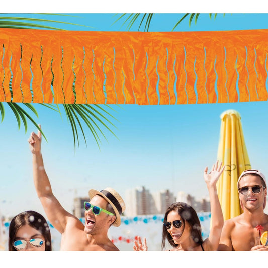 Orange Fringe Garland