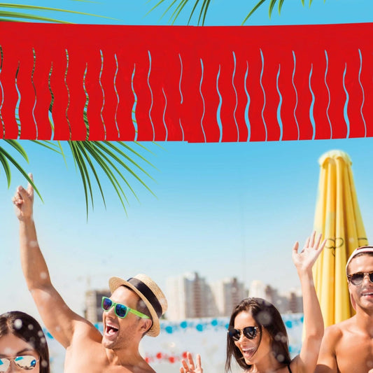 Red Fringe Garland