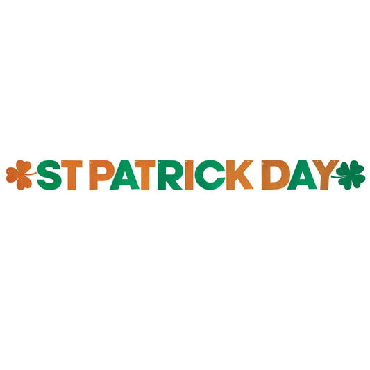 St Patricks Day Shamrocks Garland