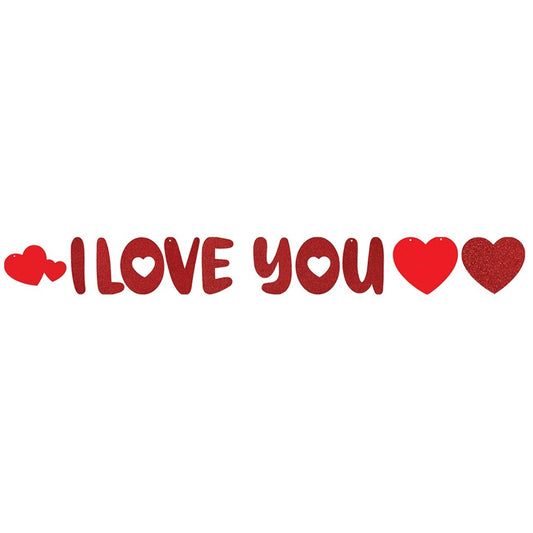 I Love You Valentines Garland
