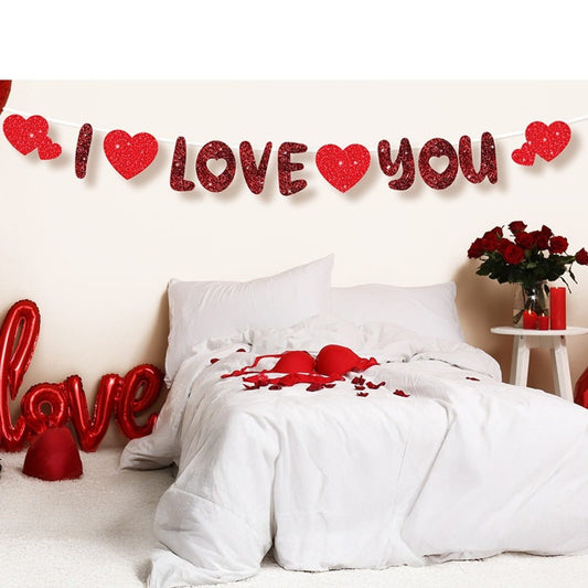 I Love You Valentines Garland