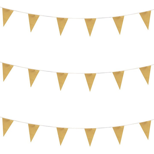 Gold Triangles Garland