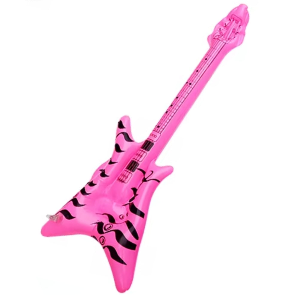 Inflatable Pink Heavy Guitar