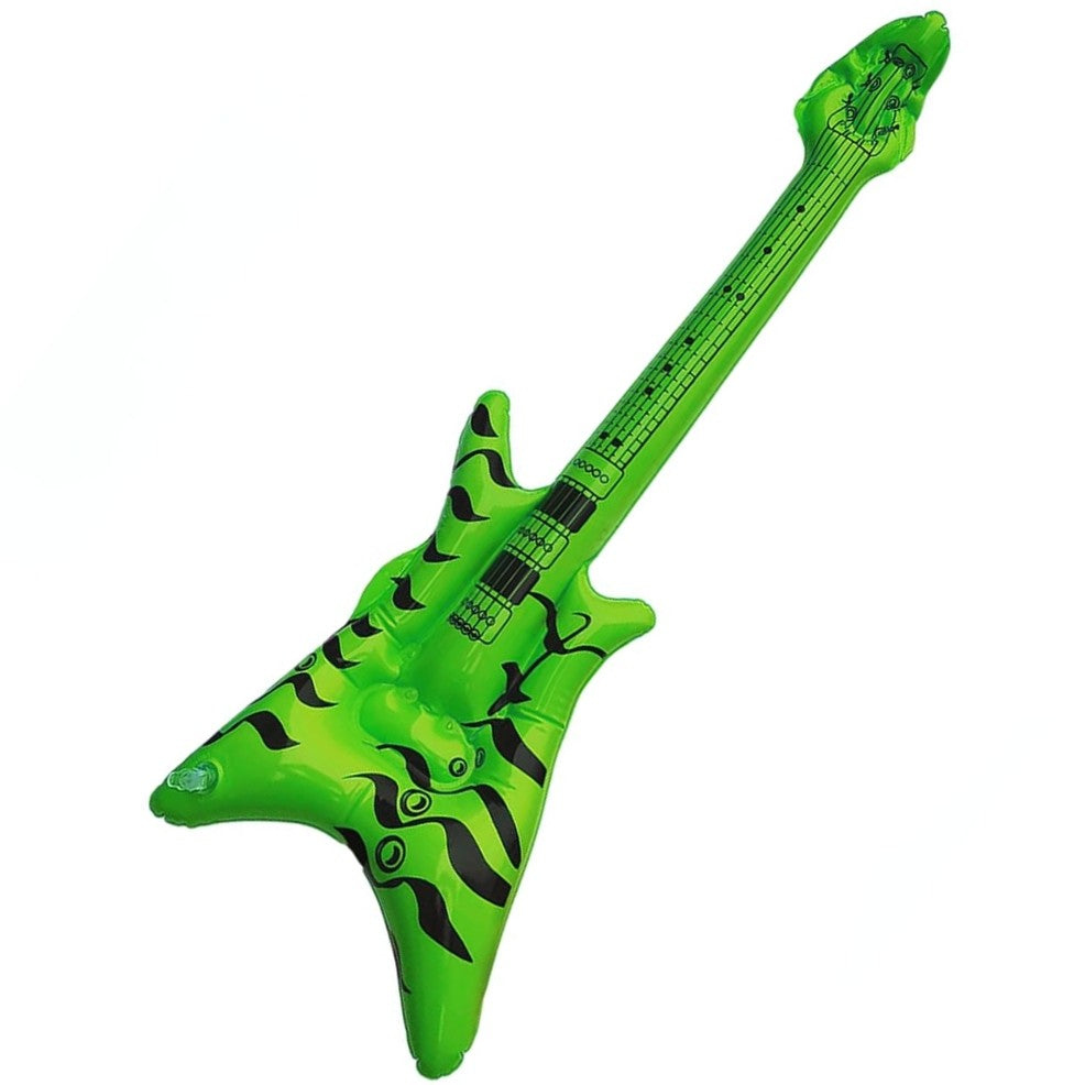 Inflatable Green Heavy Guitar