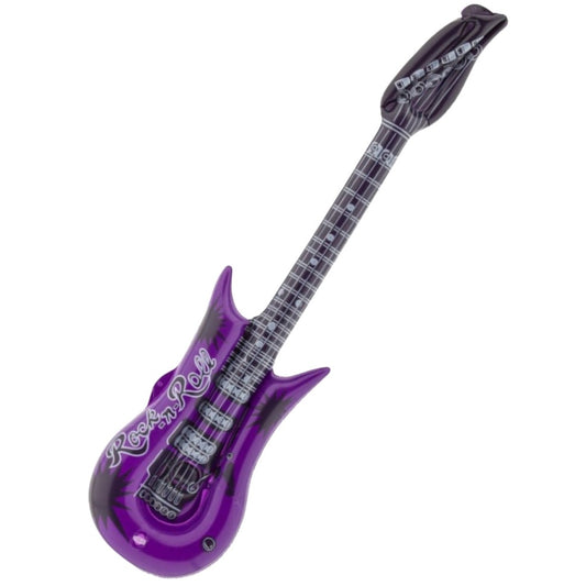 Inflatable Purple Rock & Roll Guitar