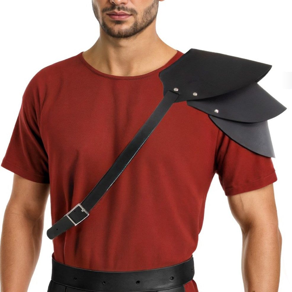 Black Roman Gladiator Shoulder Armour