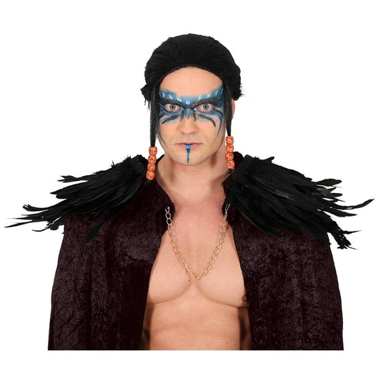 Black Feather Epaulettes