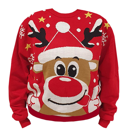 Kids Reindeer Christmas Jumper