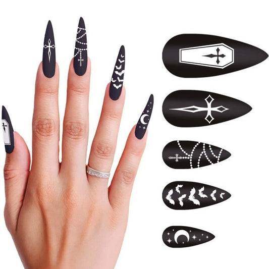 Set of 12 Vampire Nails