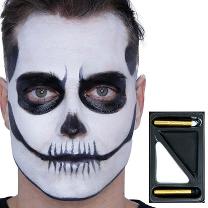 Black and White Skeleton Makeup Kit