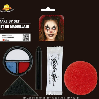 Clown Makeup Kit with Nose