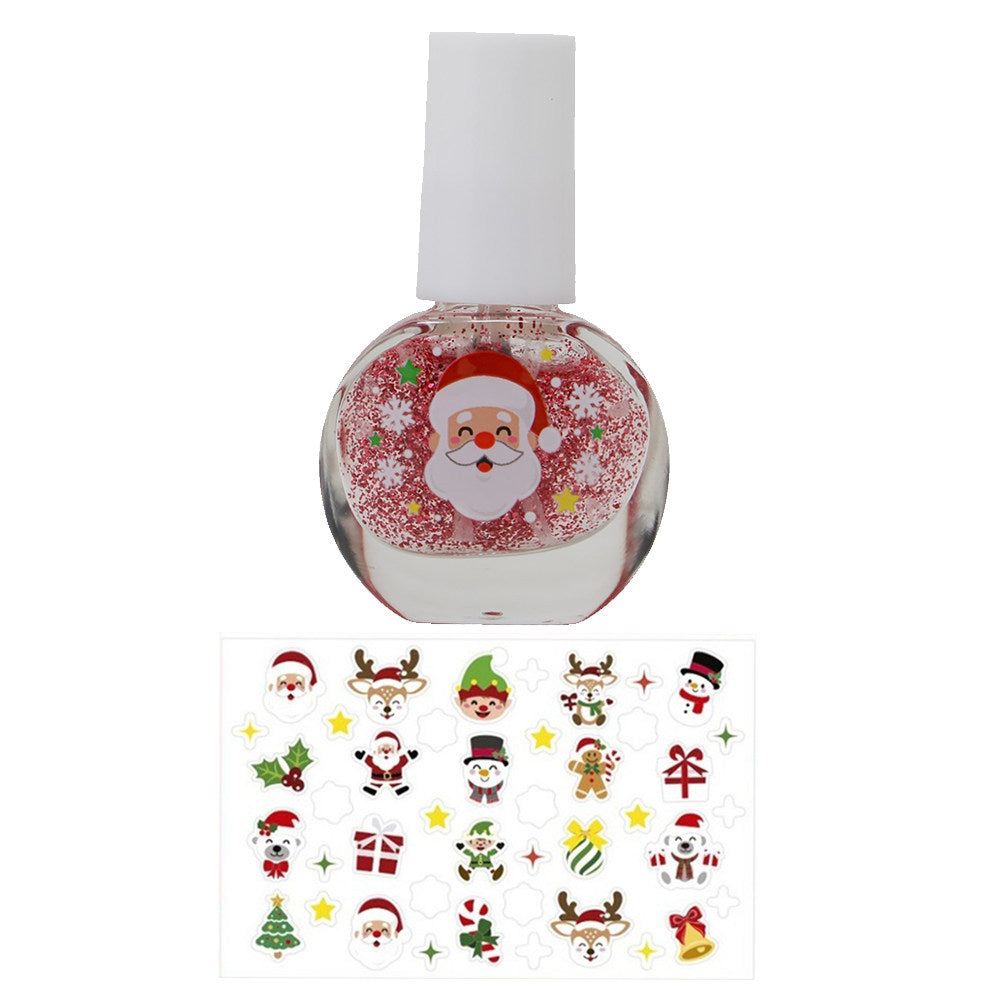 Christmas Nail Polish and Stickers Kit