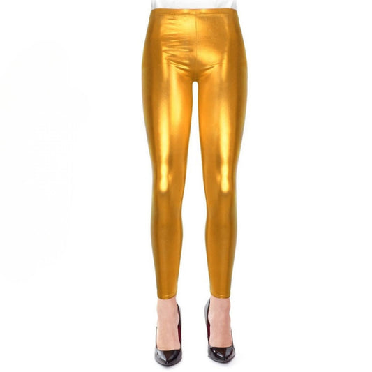 Adult Metallic Gold Leggings