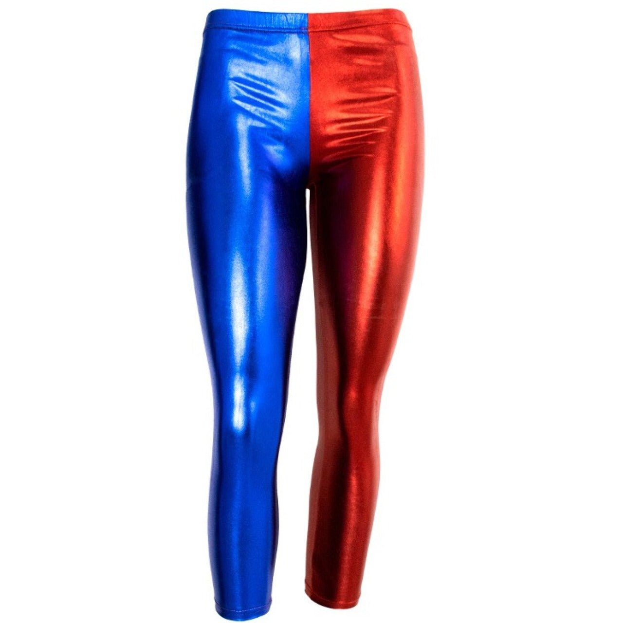 Girls Metallic Harley Quinn Leggings
