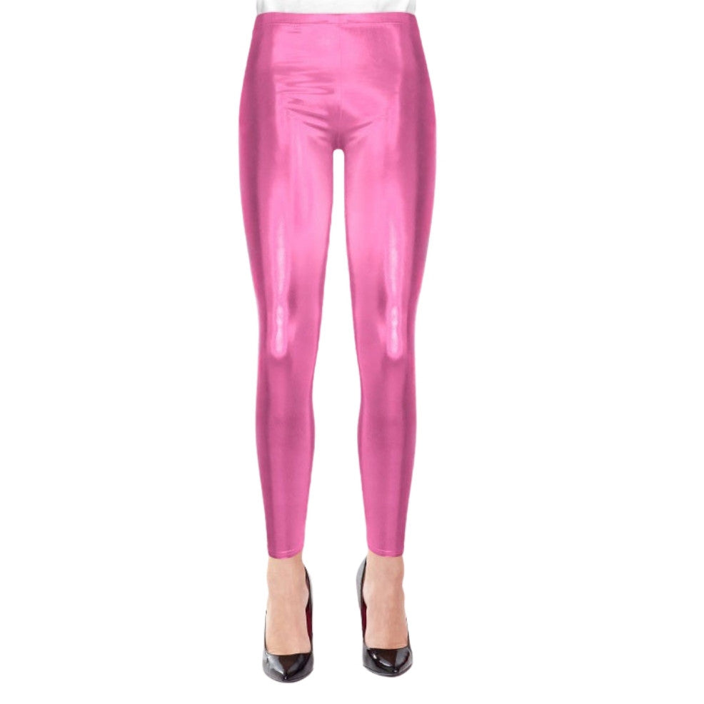 Adult Metallic Pink Leggings