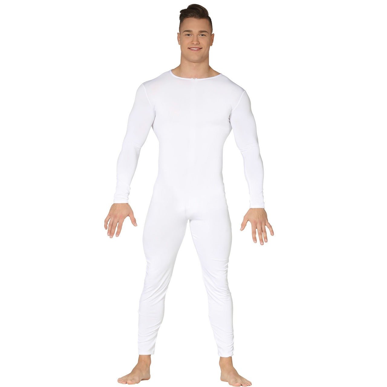 Mens Basic White Tights