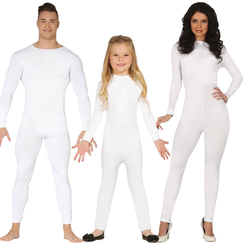 White Bodysuit Group Costumes