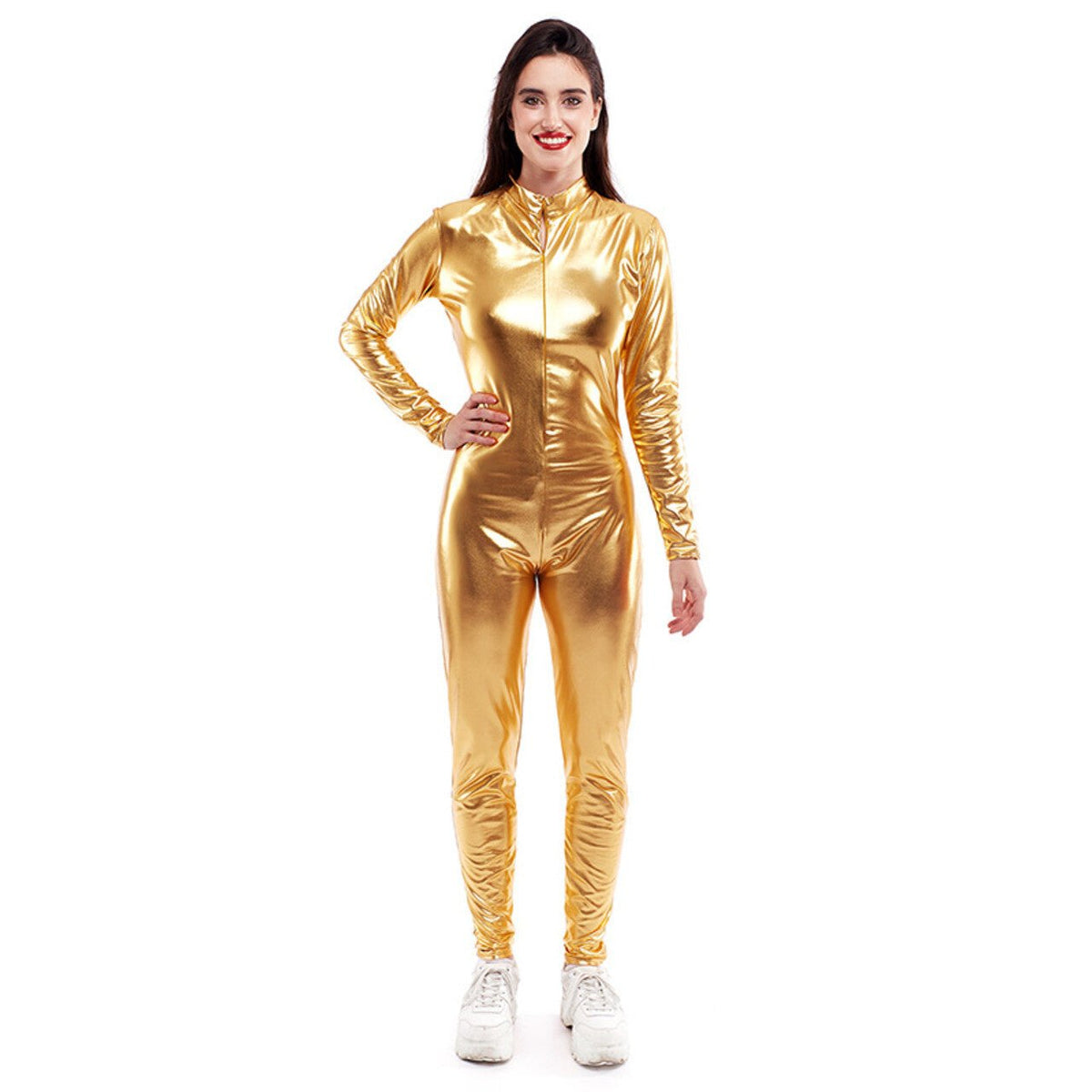 Adult Metallic Gold Mesh