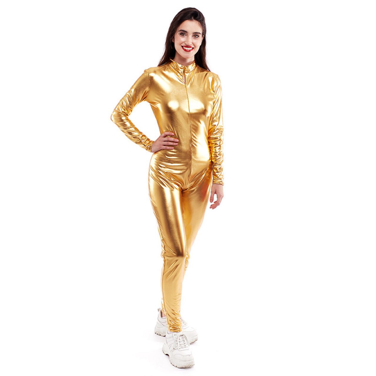 Adult Metallic Gold Mesh