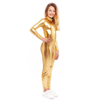 Kids Metallic Gold Mesh
