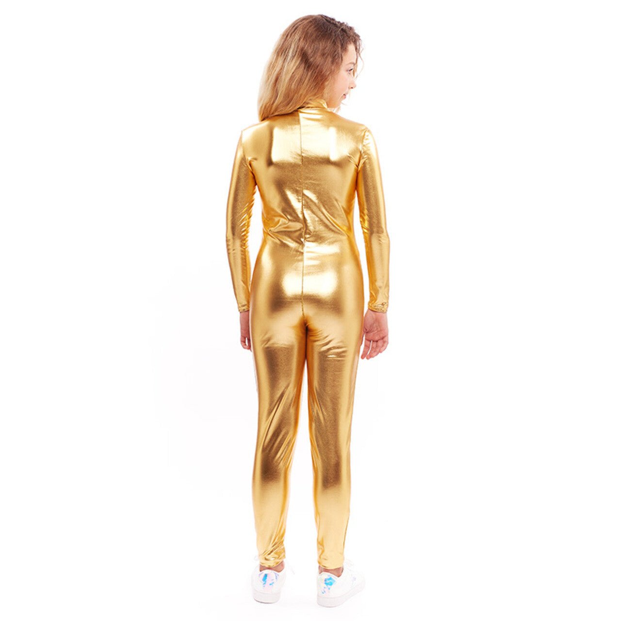 Kids Metallic Gold Mesh