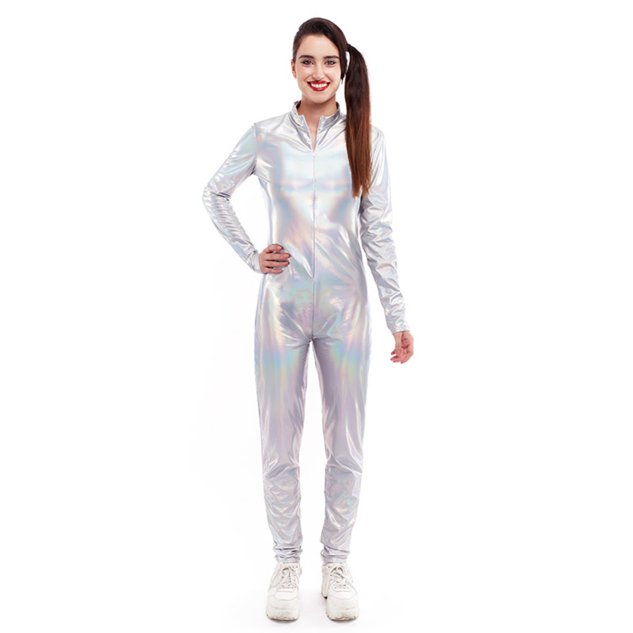 Adult Metallic Holographic Bodysuit