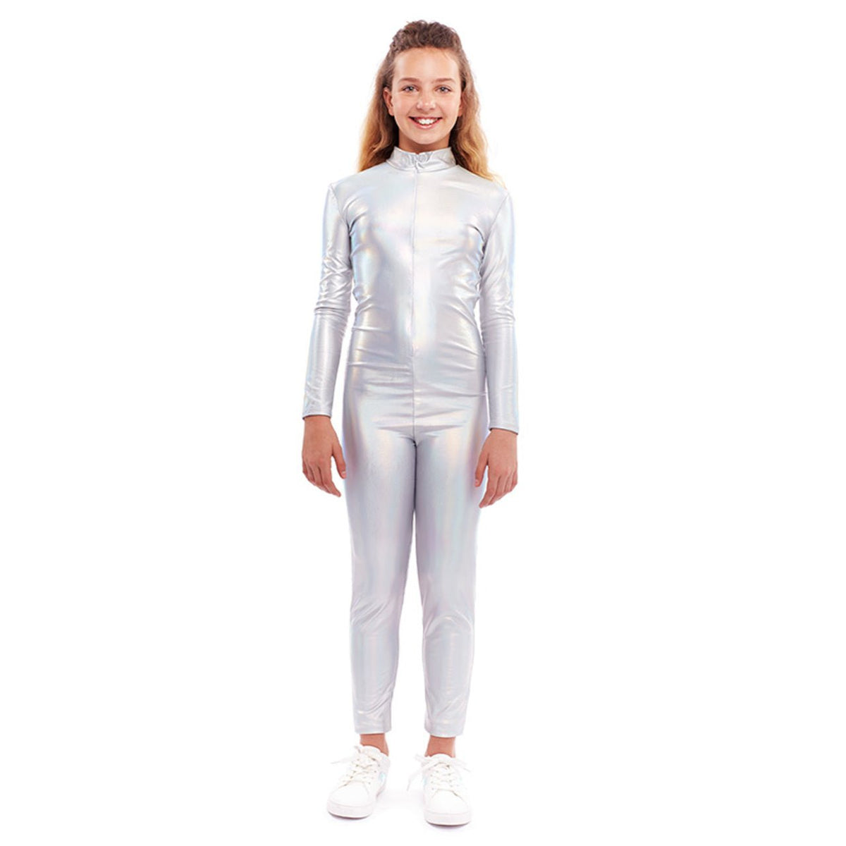 Kids Metallic Holographic Tights