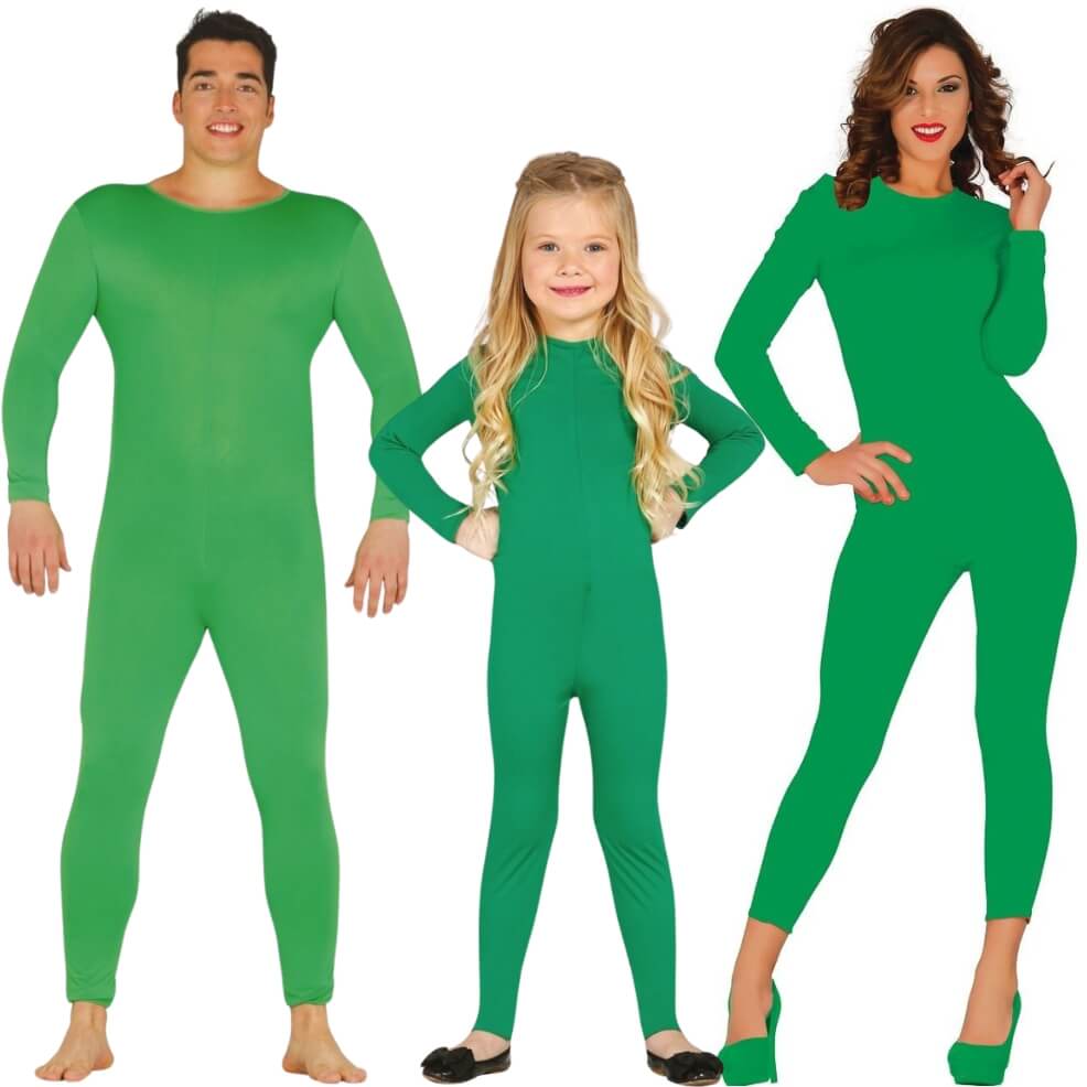 Green Bodysuit Group Costumes