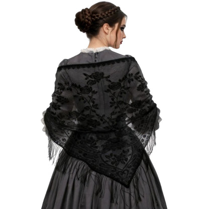 Black Lace Shawl