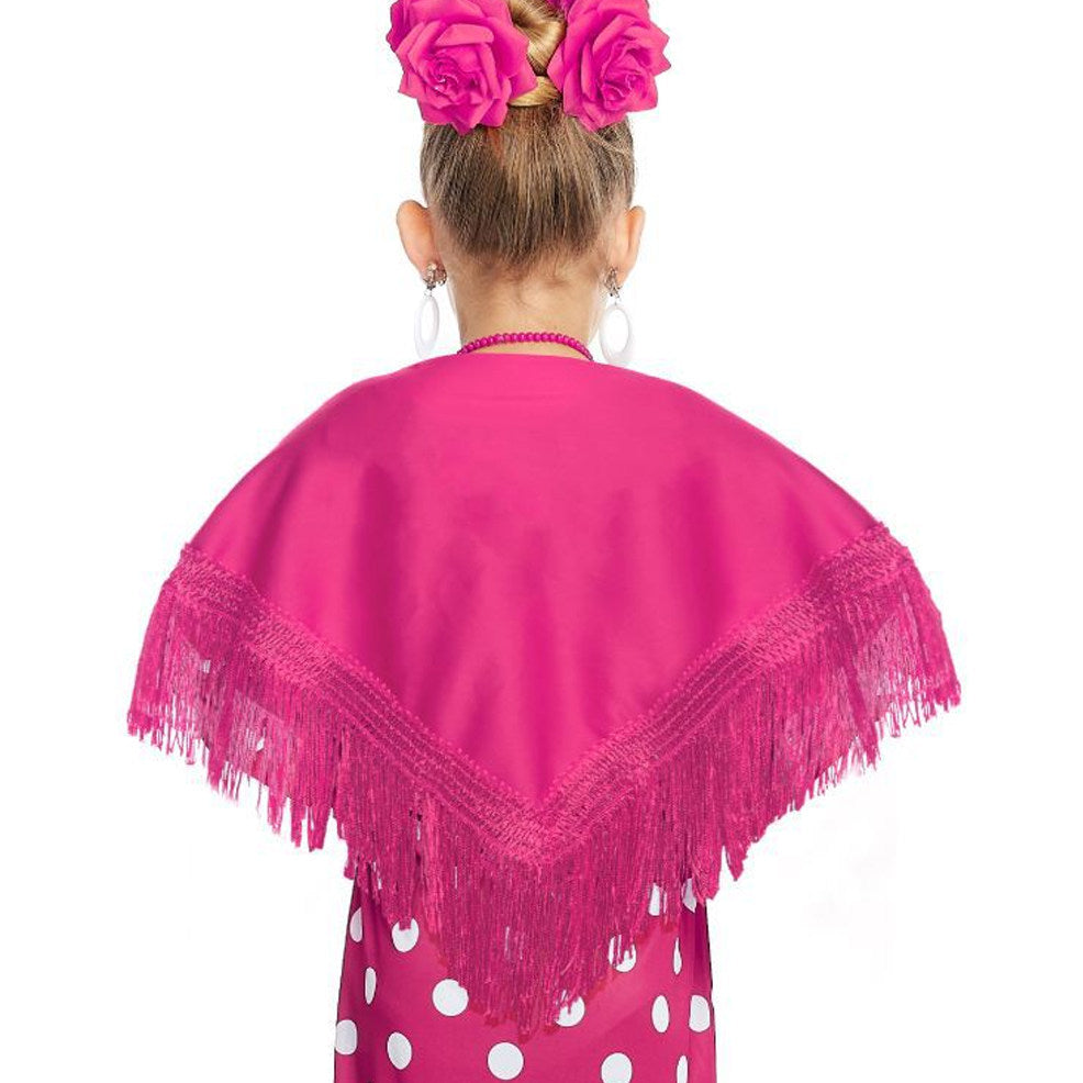 Kids Fuchsia Shawl