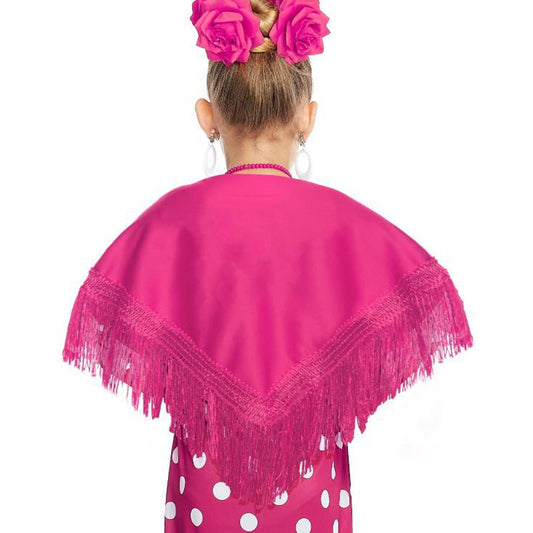 Kids Fuchsia Shawl