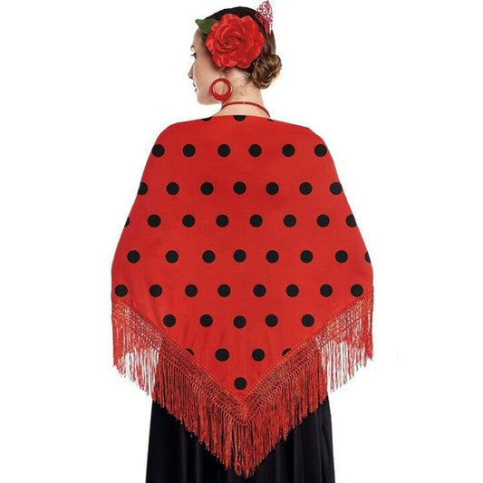 Black Polka Dot Shawl